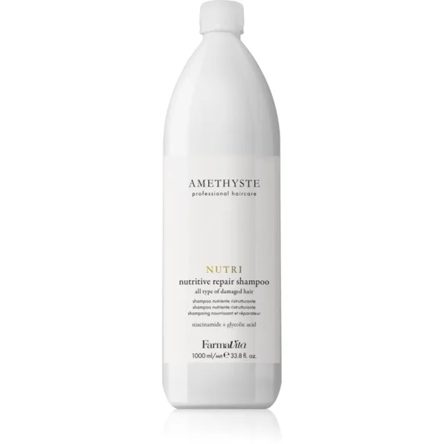 FarmaVita Amethyste Nutri posilující šampon pro poškozené vlasy 1000 ml