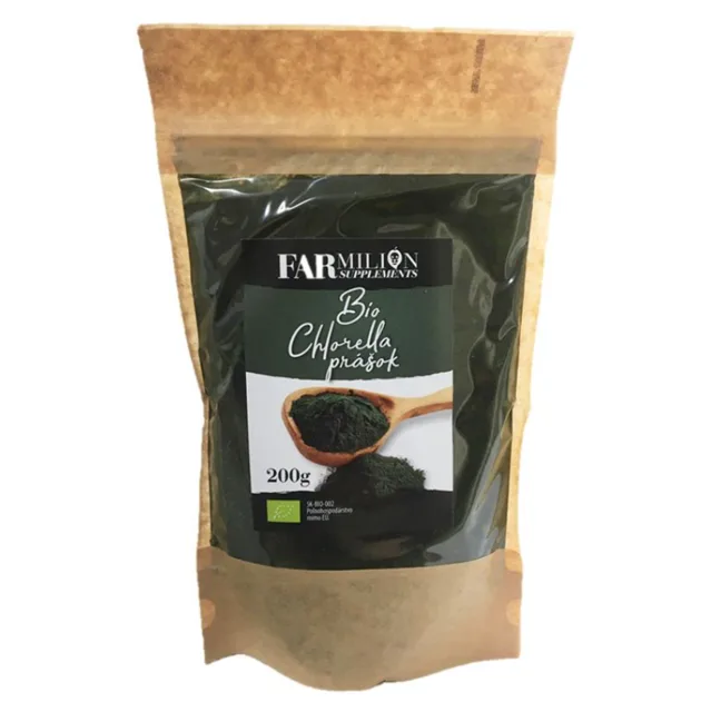FARMILION Chlorella prášek BIO 200 g