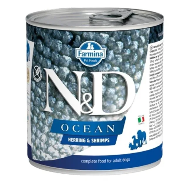 FARMINA N&amp;D Ocean Dog Sleď, krevety 285 g