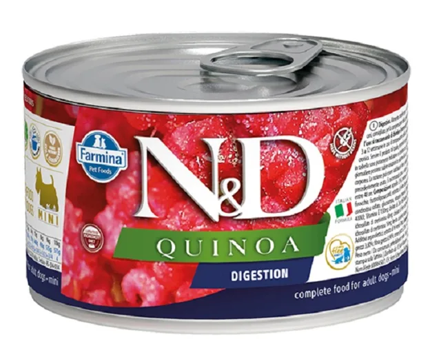 FARMINA N&amp;D Quinoa Digestion Dog 140 g jehněčí pro psy s poruchami trávení