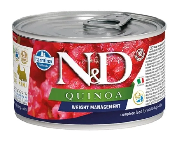 FARMINA N&amp;D Quinoa Dog Weight Management 140 g jehněčí pro psy s nadváhou
