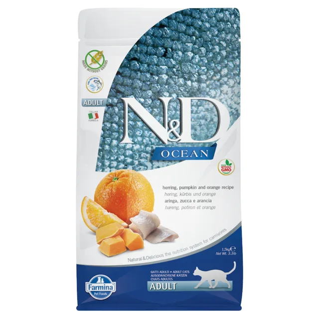 Farmina N&D Ocean Pumpkin Adult Herring & Orange - 1,5 kg