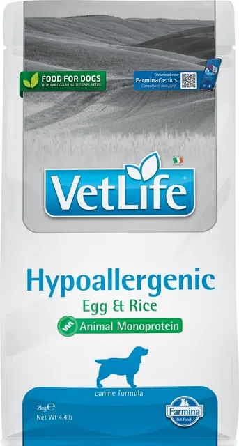 FARMINA Vet life hipo egg &amp; rice dog 2 kg