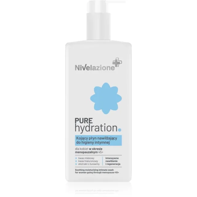 Farmona Nivelazione Soothing Moisturizing Intimate Wash gel pro intimní hygienu pro podporu komfortu při menopauze 45+ 260 ml