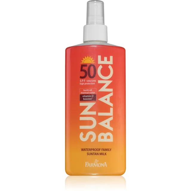 Farmona Sun Balance ochranné opalovací mléko pro celou rodinu SPF 50 200 ml