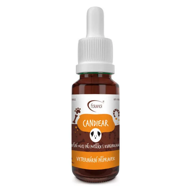 FAUNA Candiear ušní olej při výskytu kvasinek 20 ml