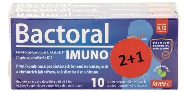 Favea Bactoral Imuno 2 + 1 10 tablet