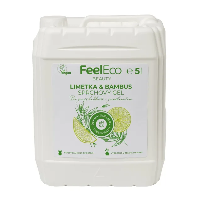 Feel Eco Sprchový gel Limetka & Bambus 5 l