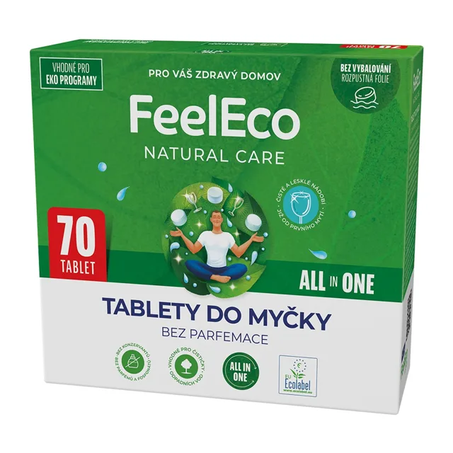 Feel Eco Tablety do myčky All in One 70 ks