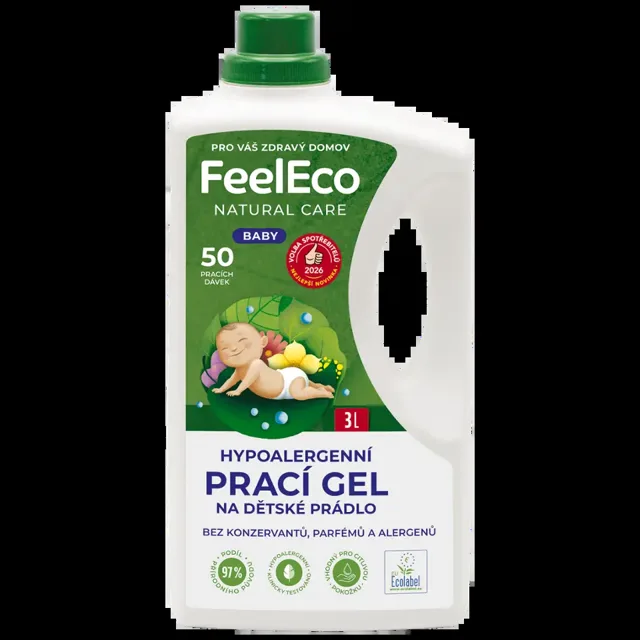 FeelEco Hypoalergenní prací gel Baby 3 l