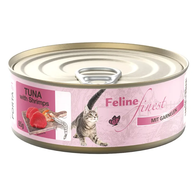 Feline Finest 6 x 85 g - tuňák s kranasem