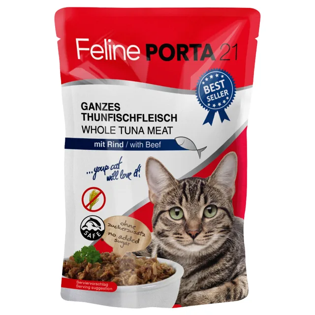 Feline Porta 21 kapsičky 6 x 100 g - Tuňák se surimi
