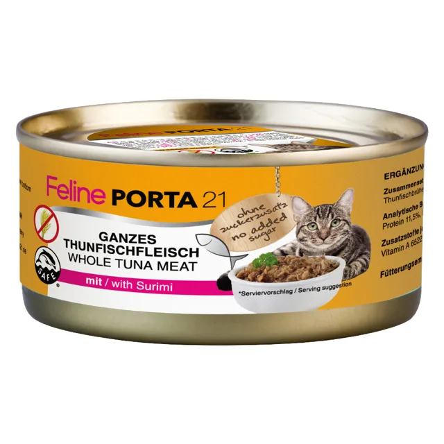 Feline Porta 21 krmivo pro kočky 6 x 156 g - Kuřecí maso s aloe