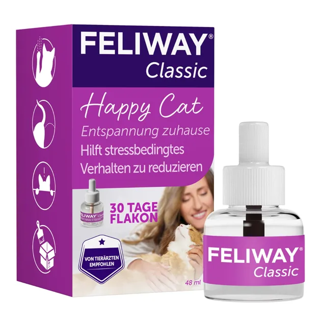 Feliway® Classic - FELIWAY CLASSIC NÁPLŇ 48 ml (bez difuzéru)