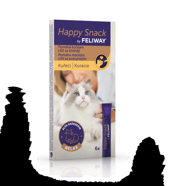 Feliway Happy Snack kuřecí 6x15 g