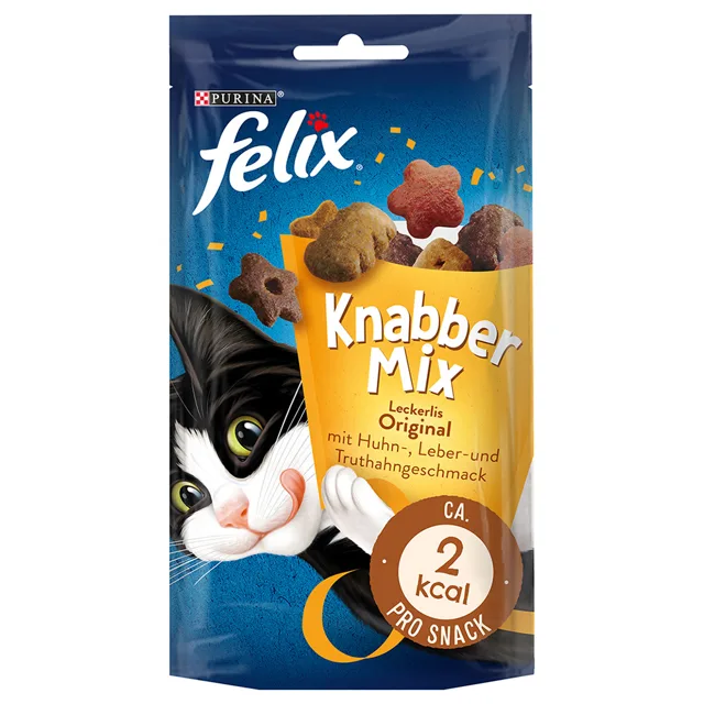 Felix Party Mix pamlsky - Knabber Mix - 3 druhy sýrů - 2 x 330 g