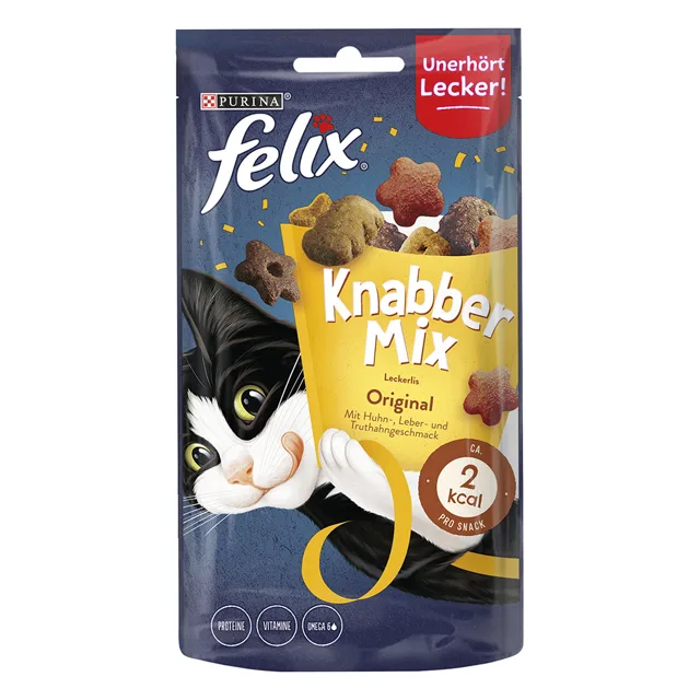 Felix Party Mix pamlsky - Original - kuře, játra, krůta - 60 g