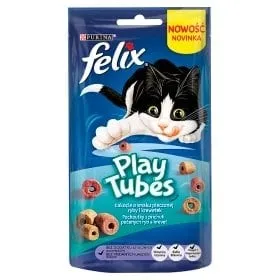 FELIX Play Tubes s příchutí pečené ryby a krevety 50 g