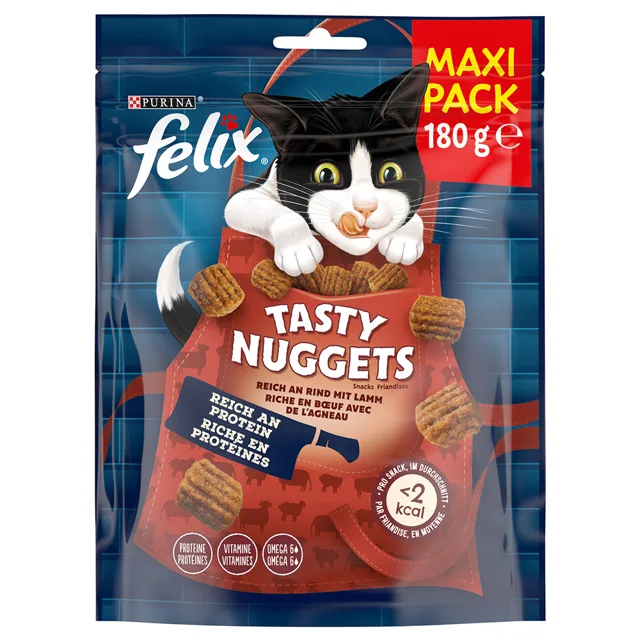 Felix Tasty Nuggets pamlsky hovězí, jehněčí - 180 g