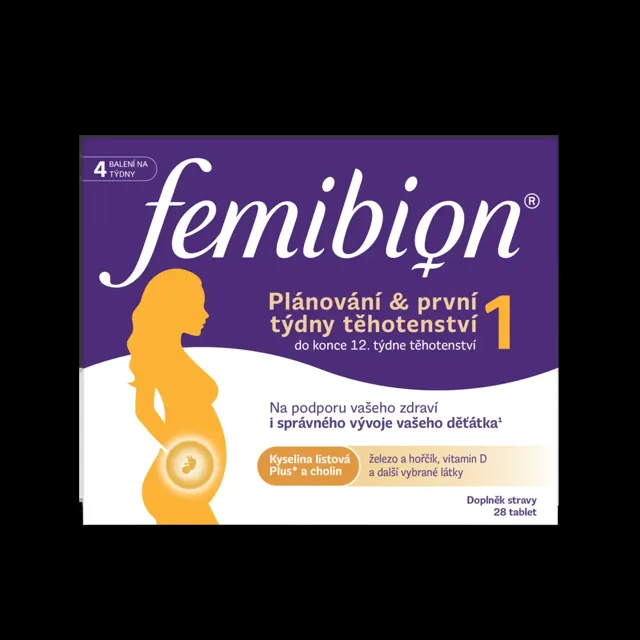 Femibion 1 Plánování a první týdny těhotenství 28 tablet