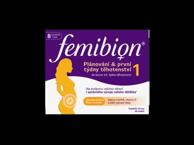 Femibion 1 Plánování a první týdny těhotenství 56 tablet