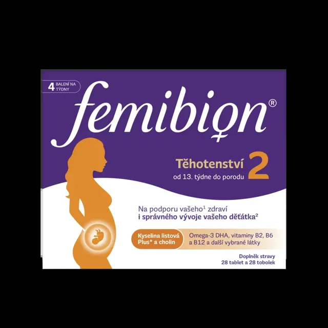 Femibion 2 Těhotenství 28 tablet + 28 kapslí