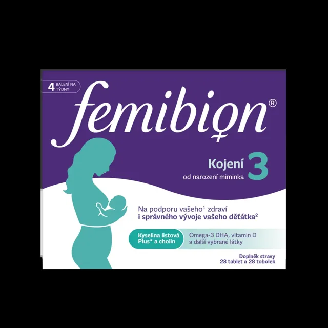 Femibion 3 Kojení 28 tablet + 28 kapslí