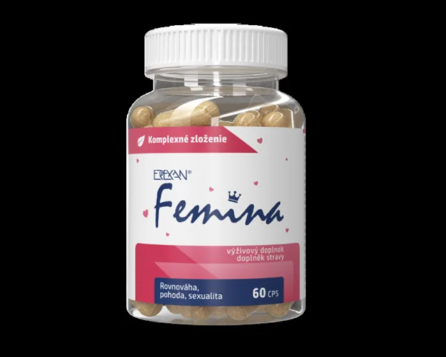 Femina podpora hormonální rovnováhy, pohody a sexuality žen - 60 kapslí