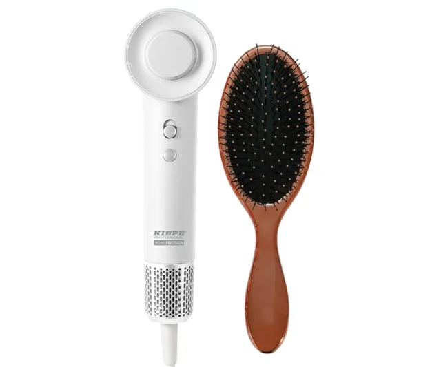 Fén na vlasy Kiepe Professional Home Precision BLDC Hair Dryer - 1100 W, bílý + kartáč Kiepe zdarma + dárek zdarma