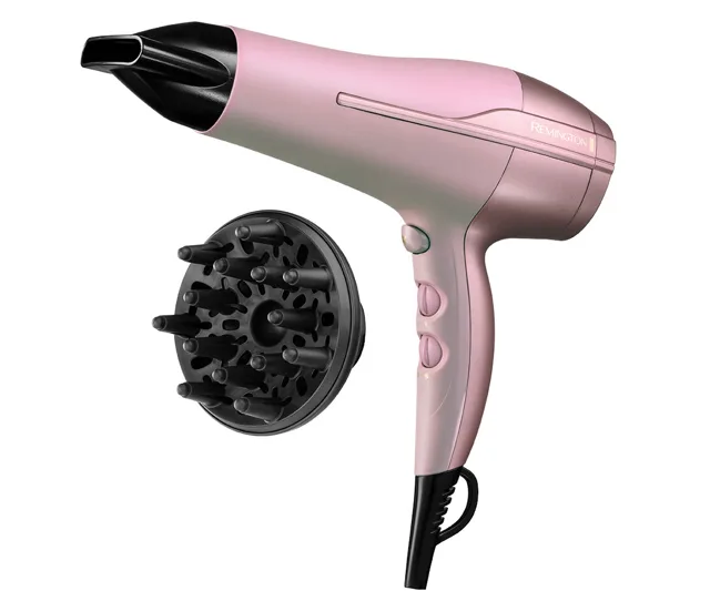 Fén na vlasy Remington Coconut Smooth - 2200 W, růžový (D5901) + dárek zdarma