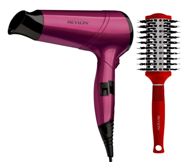 Fén na vlasy se sklopnou rukojetí Revlon Perfect Heat(TM) - 2200 W + kartáč zdarma + dárek zdarma