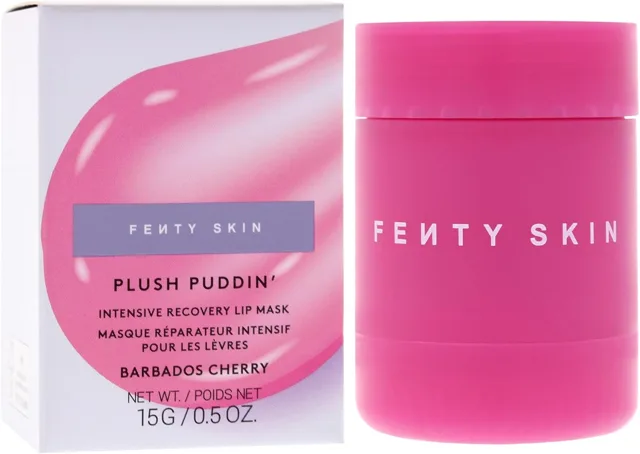 Fenty Beauty Maska na rty Plush Puddin` Intensive Recovery Lip Mask Barbados Cherry 15 g
