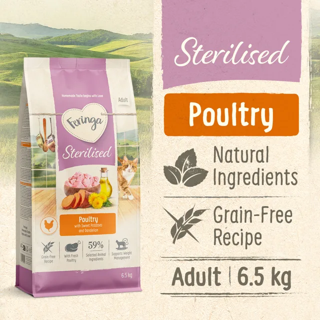 Feringa Adult Sterilised drůbeží - NOVINKA 6,5 kg