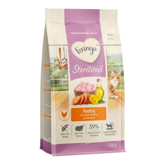 Feringa Adult Sterilised drůbeží - NOVINKA: Výhodné balení 10 kg (5 x 2 kg)