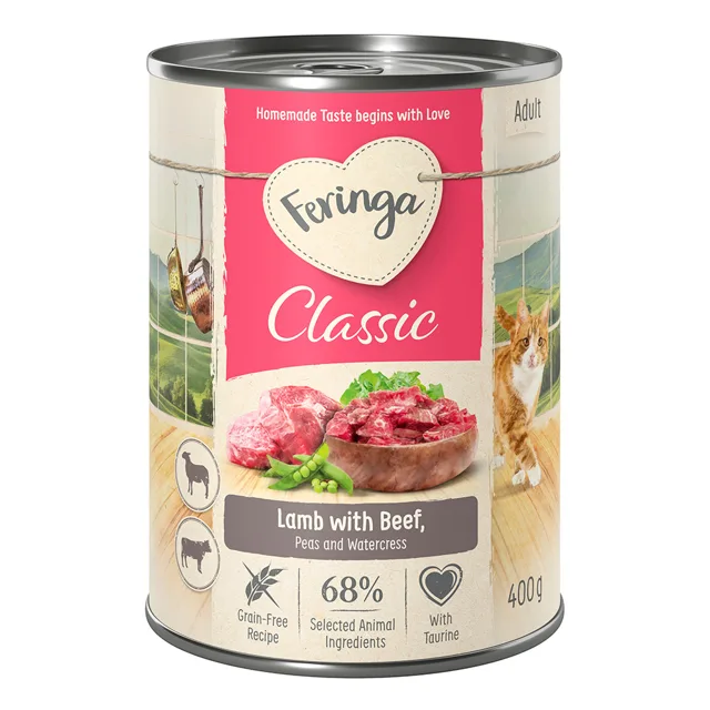 Feringa Classic Meat Menu 6 x 400 g - jehněčí a hovězí