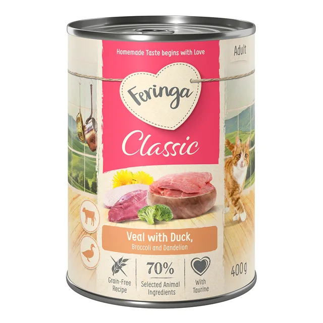 Feringa Classic Meat Menu 6 x 400 g - kachní a telecí