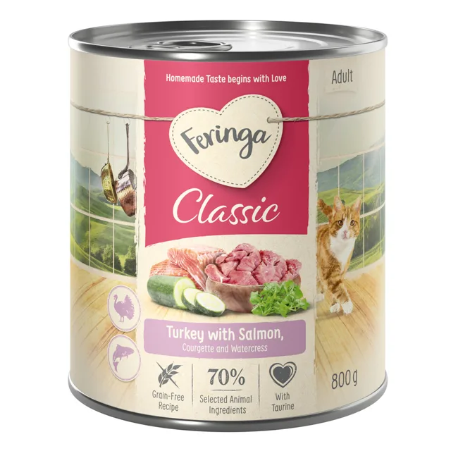 Feringa Classic Meat Menu 6 x 800 g - losos a krůtí