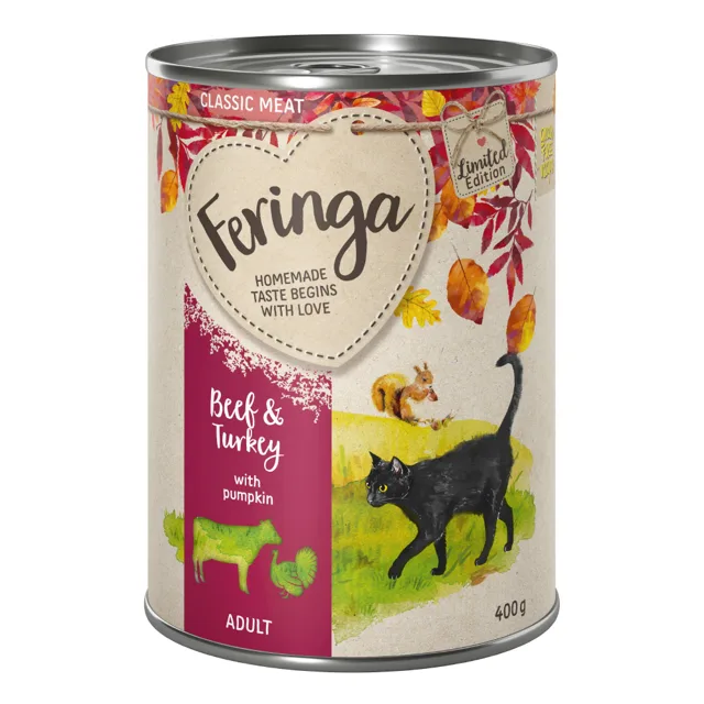 Feringa Classic Meat podzimní menu s hovězím, krocaním a dýní 24 x 400 g