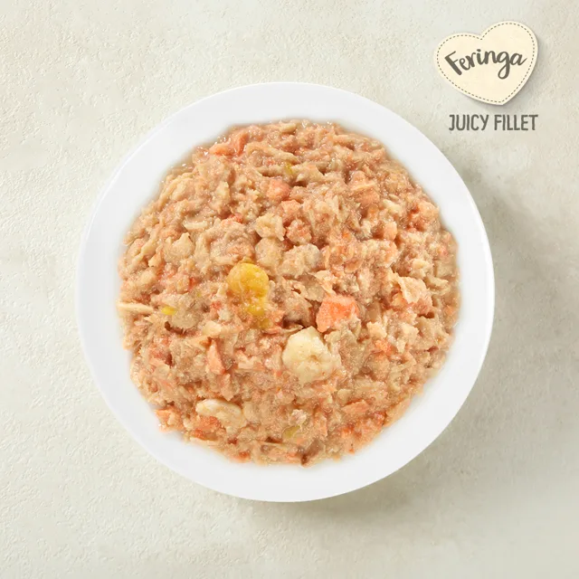 Feringa Juicy Fillet 12 ks (12 x 70 g) losos s krevetami 12 ks (12 x 70 g)