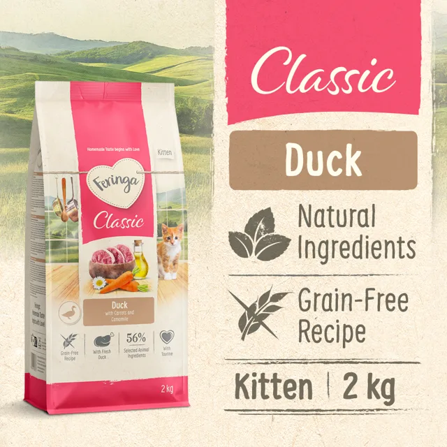 Feringa Kitten kachní - NOVINKA 2 kg
