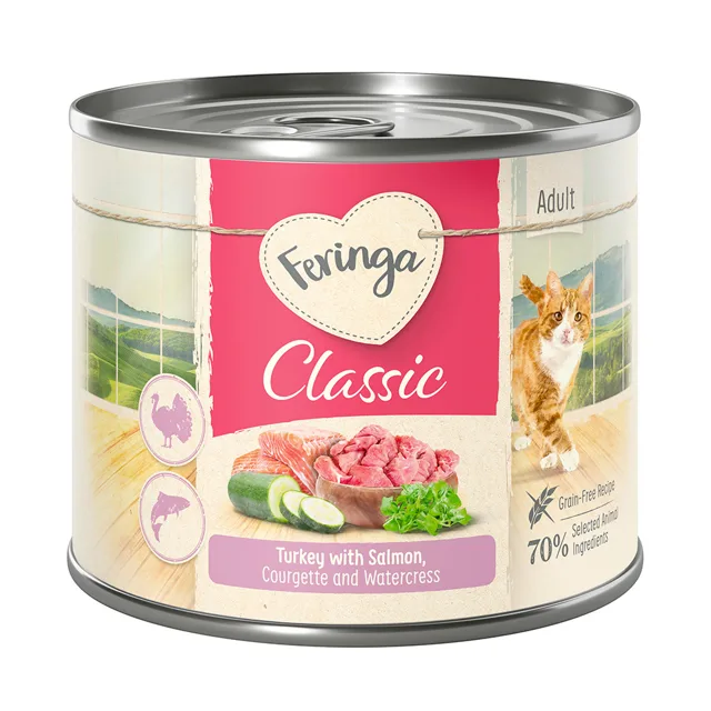Feringa Menu Duo - dvě příchutě 6 x 200 g - Losos a krůtí
