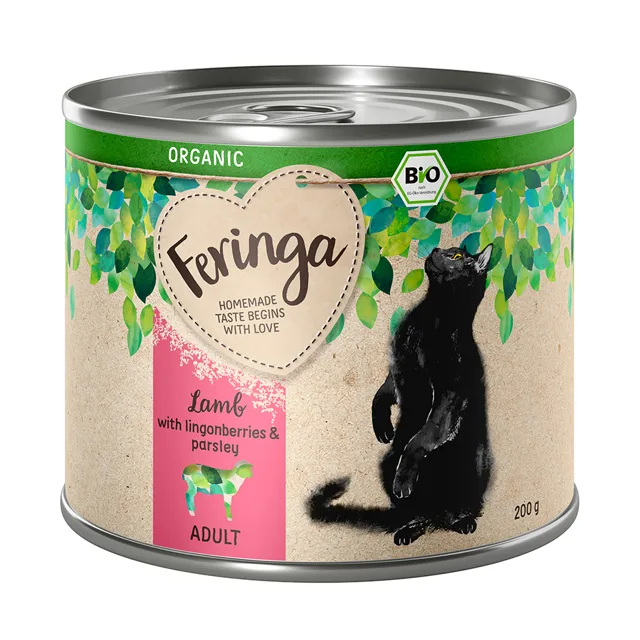 Feringa Organic Adult 24 x 200 g - kuřecí s jablkem a pampeliškou