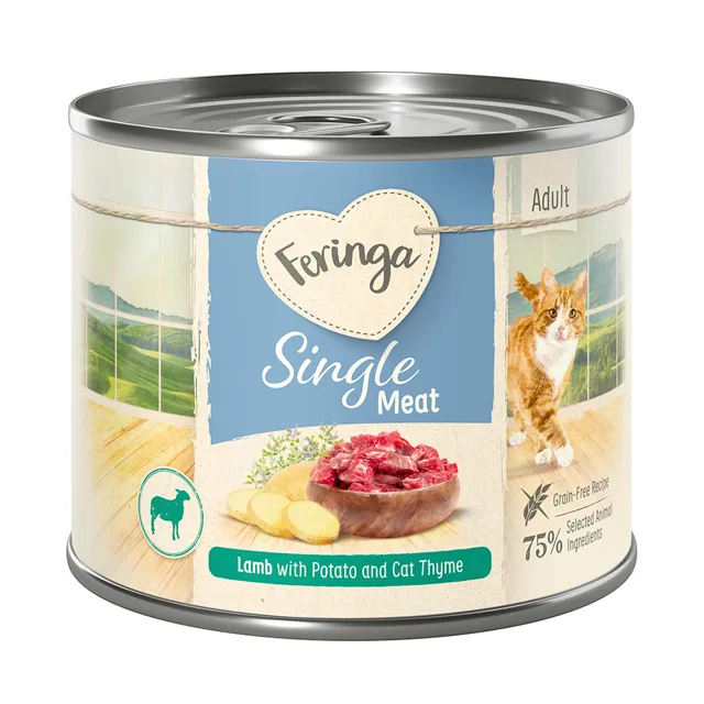 Feringa Single Meat Menu 6 x 200 g - jehněčí s bramborami a ožankou