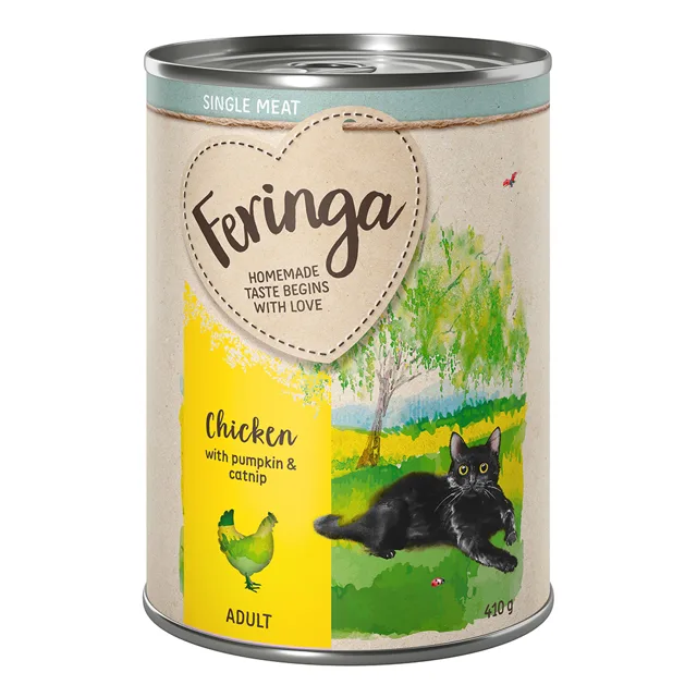 Feringa Single Meat Menu 6 x 410 g - jehněčí s bramborami a ožankou kočičí