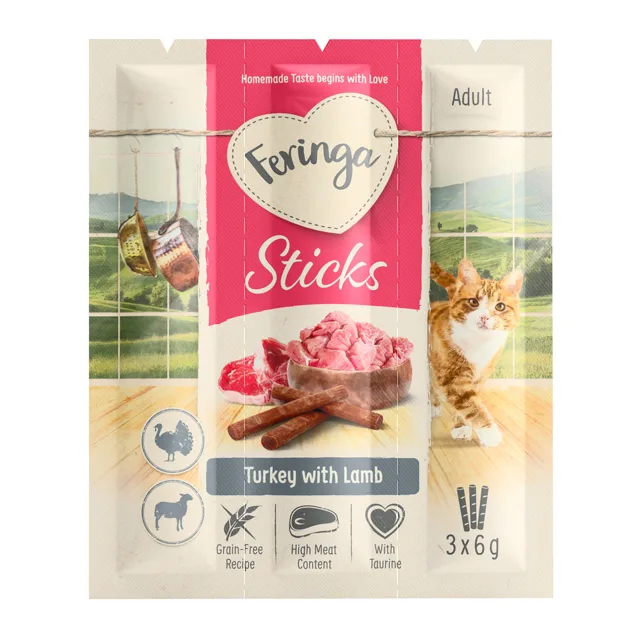 Feringa Sticks krocan & jehněčí - Výhodné balení 3 x 3