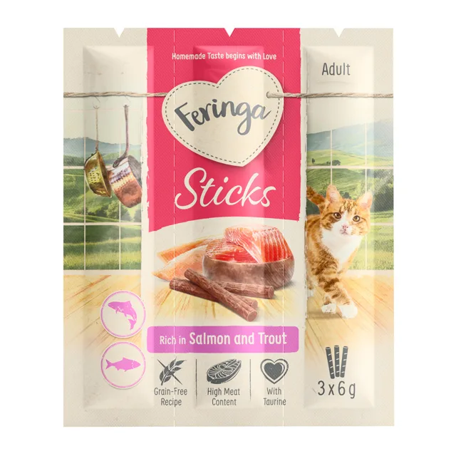 Feringa Sticks losos & pstruh - 3 x 6 g