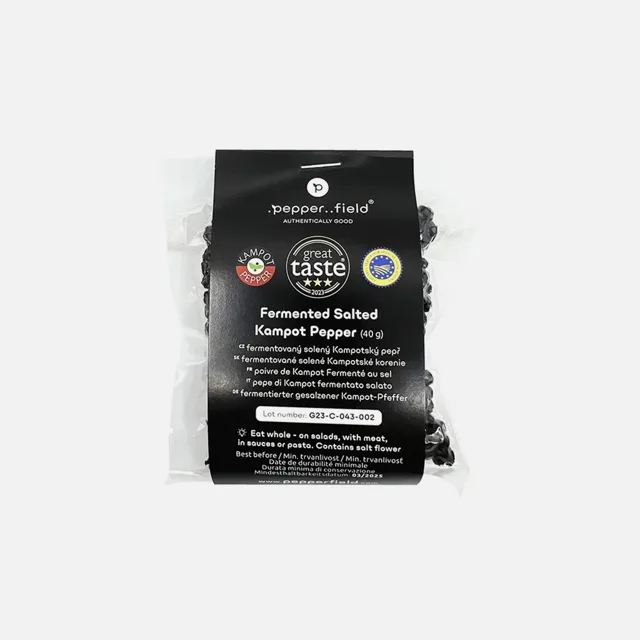 Fermentovaný solený Kampotský pepř Pepper Field 40 g