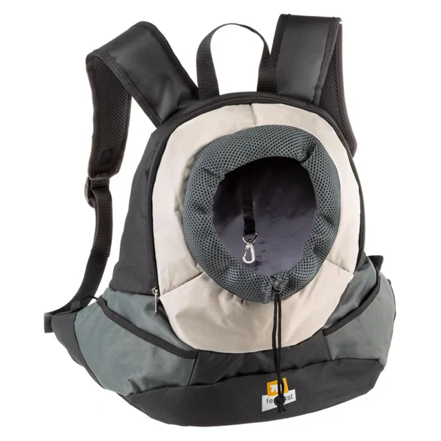 FERPLAST Kangoo batoh na psy do 8 kg šedý 41,5x20x43 cm