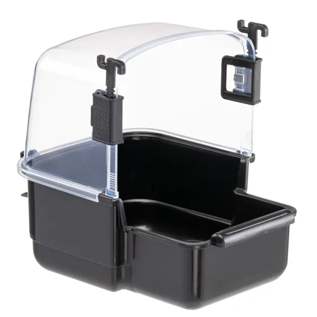 Ferplast koupelna pro papoušky, černá - D 19 x Š 23 x V 22 cm