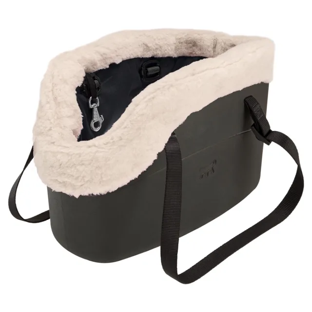 FERPLAST WithMe Winter cestovní taška na psa do 8 kg černá 43x21x27 cm
